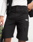 The North Face Exploration convertible zip off tapered utility trousers in black