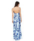 Фото #2 товара Women's Floral Print Cami Slip Gown