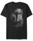 Фото #1 товара Star Wars Men's Mandalorian Big Face Helmet T-shirt