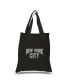 Фото #1 товара Nyc Neighborhoods - Small Word Art Tote Bag