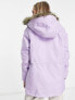 Фото #2 товара Noisy May Petite faux fur hood parka coat in lilac