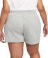 ფოტო #2 პროდუქტის Plus Size Sportswear Club Fleece Mid-Rise Pull-On Shorts