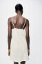 Фото #10 товара Платье-комбинация со стразами ZARA