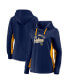 ფოტო #1 პროდუქტის Women's Navy LA Galaxy Pullover Hoodie