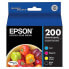 Фото #1 товара Epson 200 Black, C/M/Y 4pk Combo Ink Cartridges - Black, Cyan, Magenta, Yellow