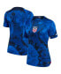 Футбольная майка женская Nike Blue Usmnt 2022/23 Away Breathe Stadium Replica Blank Синий, S - фото #1