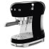 SMEG ECF02BLEU Espresso-Kaffeemaschine schwarz Dampffunktion 15bar