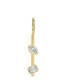 ფოტო #2 პროდუქტის AJ by ALEV Multi Shape Gold Bar Charm