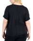 Plus Size Solid Essentials Active Tee, Created for Macy's