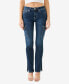 ფოტო #1 პროდუქტის Women's Slim Denim Cargo Pant