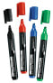 LEGAMASTER TZ 41 - 4 pc(s) - Black,Blue,Green,Red - Chisel tip - Black,Blue,Green,Red - Black,Blue,Green,Red - Plastic