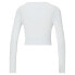 Фото #4 товара Puma Formknit Seamless Training Crop Top Long Sleeve Athletic T-Shirt Womens Siz