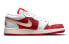 Jordan Air Jordan 1 Low SE "Spades" 扑克 耐磨 低帮 复古篮球鞋 GS 白红金 / Кроссовки Jordan Air Jordan DJ5186-100