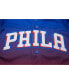 ფოტო #4 პროდუქტის Men's Royal, Red Philadelphia 76ers Ombre Mesh Button-Up Shirt