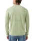 Фото #2 товара Men's Kahel Relaxed-Fit Long-Sleeve Pocket T-Shirt