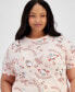 Фото #3 товара Trendy Plus Size Hello Kitty Adventure T-Shirt