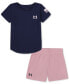 Toddler & Little Girls Freedom Flag T-Shirt & Shorts, 2 Piece Set