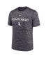 Фото #2 товара Men's Black Chicago White Sox Wordmark Velocity Performance T-shirt