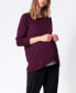 Women's Cotton Blend Maternity Nursing Sweatshirt