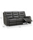 Фото #7 товара Waylen 81.5" Top-Grain Leather Manual Reclining Sofa