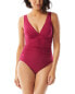 Фото #1 товара Coco Contours Solitaire V-Neck One-Piece Women's 8/32D