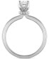 ფოტო #3 პროდუქტის Certified Diamond Solitaire Engagement Ring (1/2 ct. t.w.) in 14k White Gold featuring diamonds with the De Beers Code of Origin, Created for Macy's