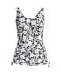 Фото #1 товара Women's D-Cup Chlorine Resistant Adjustable Underwire Tankini Swimsuit Top