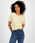 ფოტო #1 პროდუქტის Juniors' Vani Malibu Graphic Crewneck T-Shirt