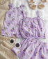 Фото #14 товара Toddler 2-Piece Floral Linen Tank & Skort Set 5T