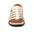 Trotters Tiki Laser T2322-719 Womens Beige Wide Slingback Sandals Shoes