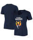 Фото #2 товара Women's Navy Las Vegas Aviators Performance V-Neck T-shirt