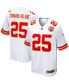 Фото #1 товара Men's Clyde Edwards-Helaire White Kansas City Chiefs Game Jersey