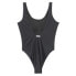 Puma 1 Piece Scoop Back Swimwear Womens Black Casual Athletic 85925202