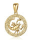 Фото #1 товара Gold-plated Scorpio pendant SVLP0713XH2GOSC