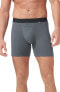 Фото #1 товара Tommy John Men's Performance Boxer Briefs 8" Turbulence Gray Size Large