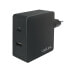 LogiLink USB power socket adapter - 1x USB-C Port & 1x USB-A Port - 65W - Indoor - AC - 20 V - Black