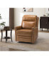 Lidia Modern Genuine Leather Power Recliner with Nailhead Trims