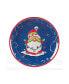 Фото #4 товара Holiday Magic Gnomes 4 Piece Dessert Plate Set