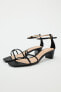 HIGH-HEEL STRAPPY SANDALS