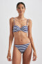 Fall In Love Regular Fit Çizgili Bikini Alt A9458ax23hs