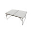 Folding Table Marbueno Aluminium White 64 x 29,5 x 42 cm