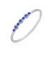 ფოტო #1 პროდუქტის Clear Glass Stone Hinged Cuff Bracelet