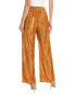 Emmie Rose Crinkle Pant Women's Gold L