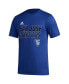 Фото #3 товара Men's Blue San Jose Earthquakes Team Jersey Hook AEROREADY T-shirt