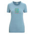 ფოტო #1 პროდუქტის ICEBREAKER Tech Lite II Wildflower Bloom short sleeve T-shirt