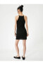 Фото #4 товара Платье женское Koton slim fit Halter Yaka Mini Kalem Elbise