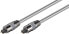 Wentronic 50566 - TOSLINK - Male - TOSLINK - Male - 0.5 m - Silver