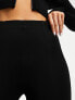 River Island premium high waist jersey legging in black