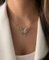 ფოტო #3 პროდუქტის Butterfly Away® Nude Diamond™ 16" Pendant Necklace (2-3/4 ct. t.w.) in 14k Rose Gold