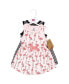 ფოტო #4 პროდუქტის Toddler Girls Organic Cotton Dresses, Pink Flamingo